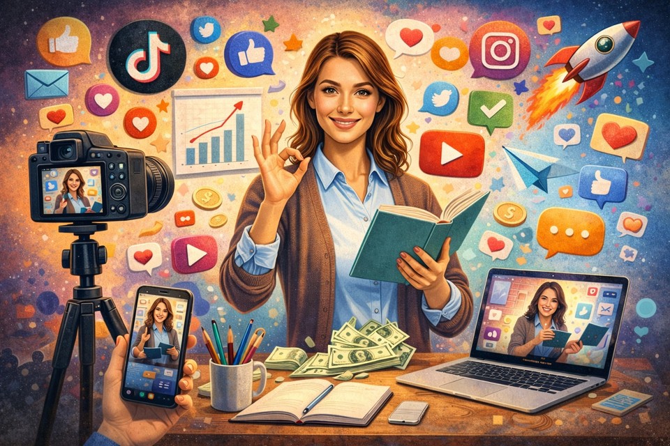 Преподаватель как блогер! Как развивать соц. сети и находить клиентов