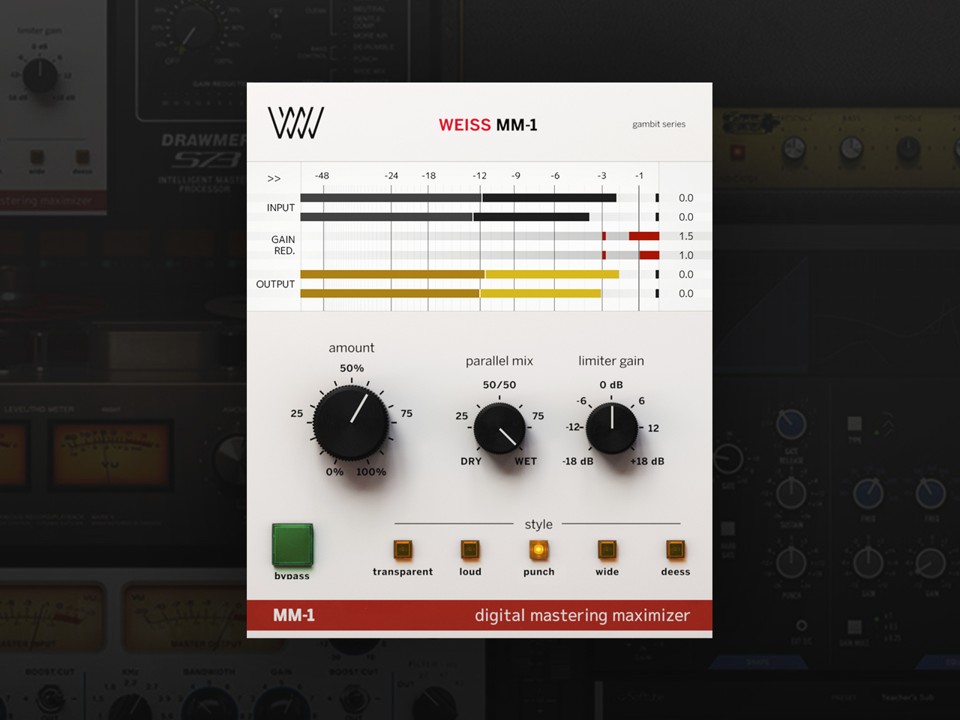 Softube Weiss MM-1 Mastering Maximizer