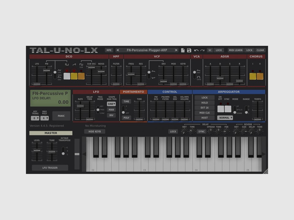 TAL-U-NO-LX Synth by TAL Software