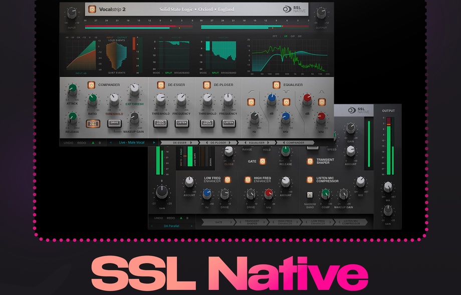 SSL Native VocalStrip 2 & Drumstrip (Лицензионный ключ)