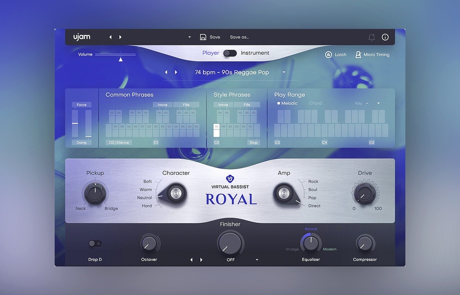 UJAM Virtual Bassist ROYAL - The Session Pro