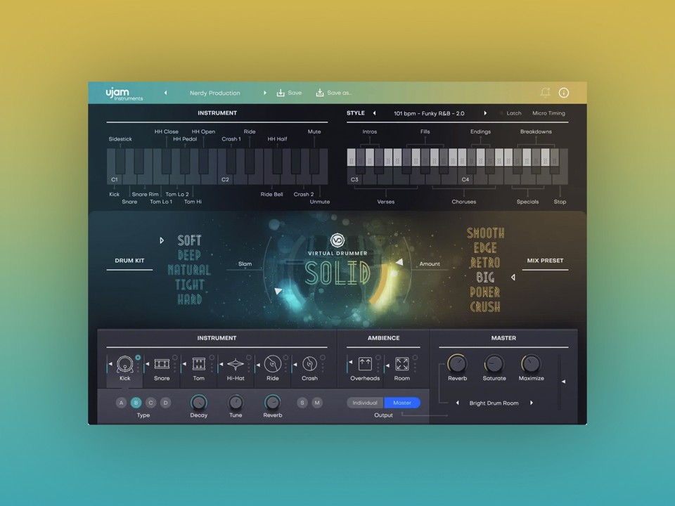 UJAM Virtual Drummer SOLID 2