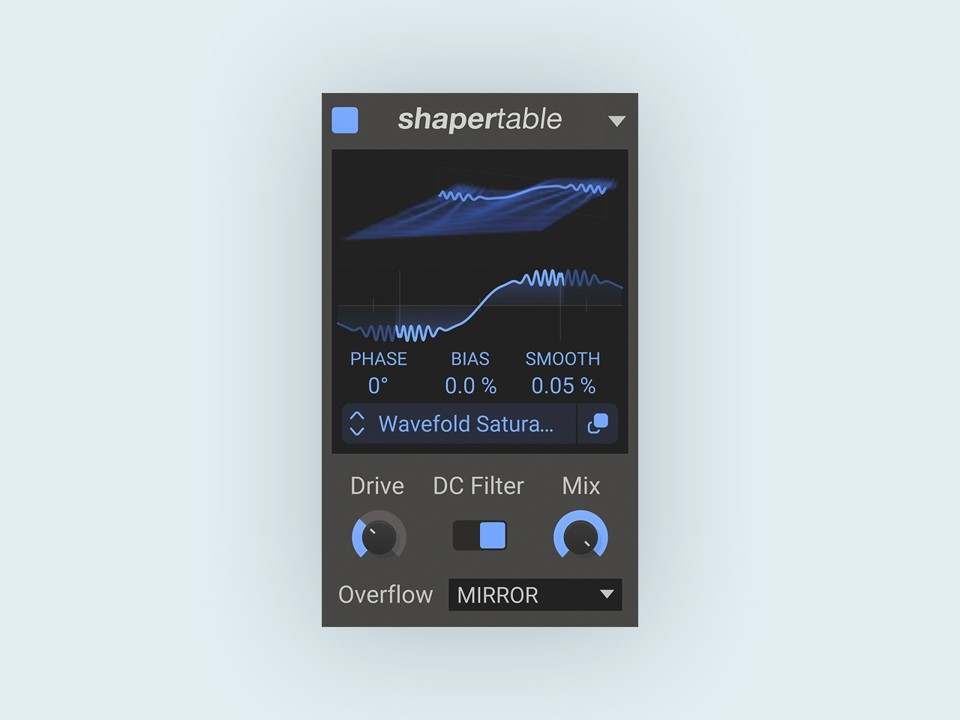 Kilohearts Shaper Table