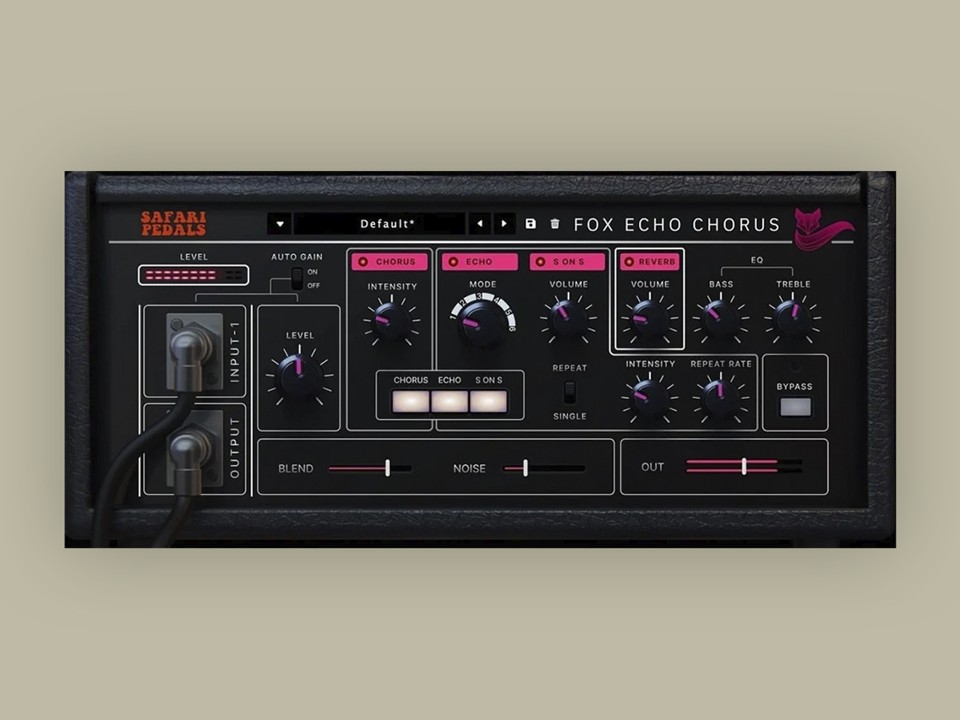 Safari Pedals Fox Chorus Echo