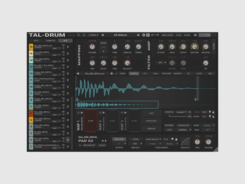 TAL-Drum by TAL Software