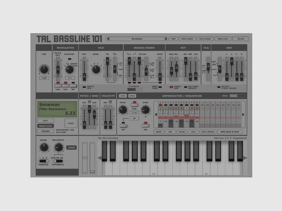 TAL-BassLine-101 by TAL Software