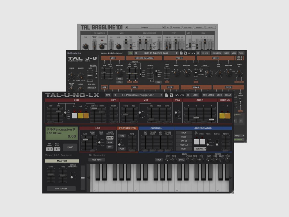 Analog Bundle by TAL Software (3 Plug-ins)