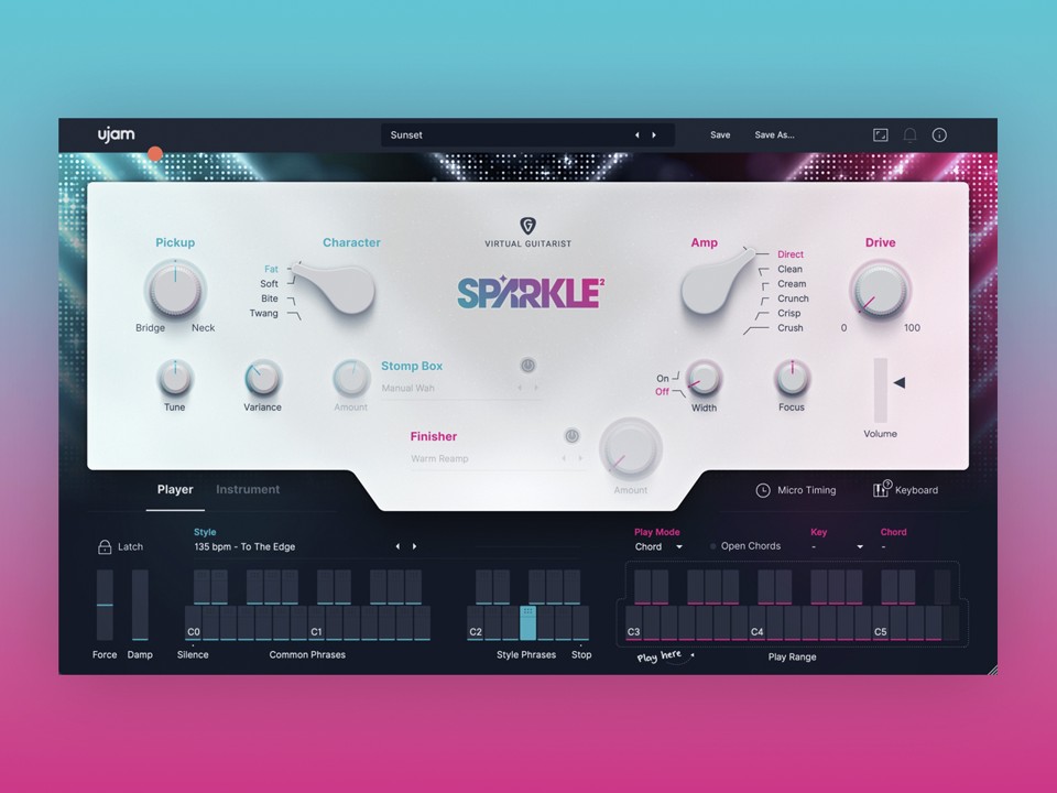 UJAM Virtual Guitarist SPARKLE 2