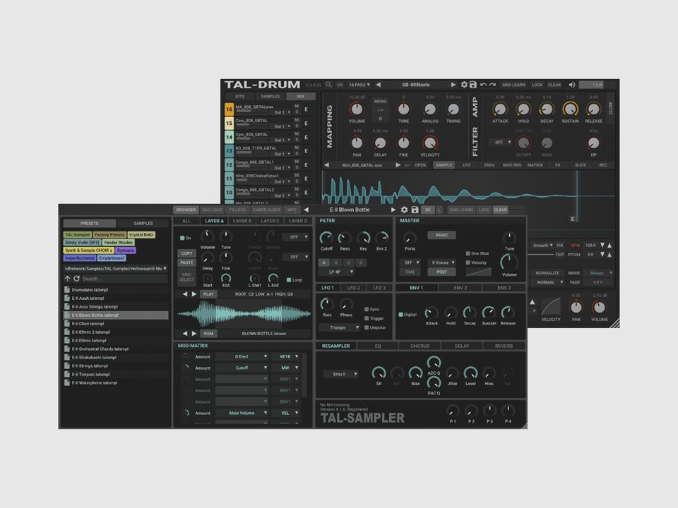 Sampler Bundle by TAL Software (2 Plug-ins)