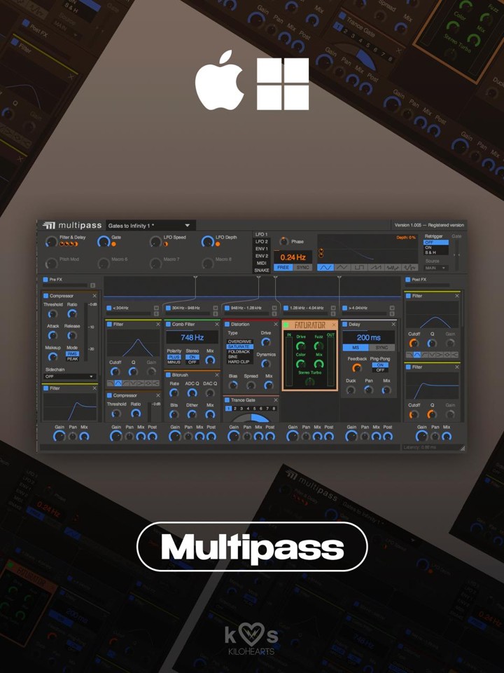 Kilohearts Multipass (Бессрочная лицензионная активация) & Аккаунт с гарантией