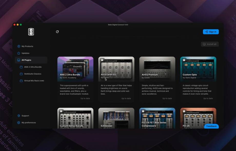 Slate Digital All Access & SSL Complete на 6 Месяцев