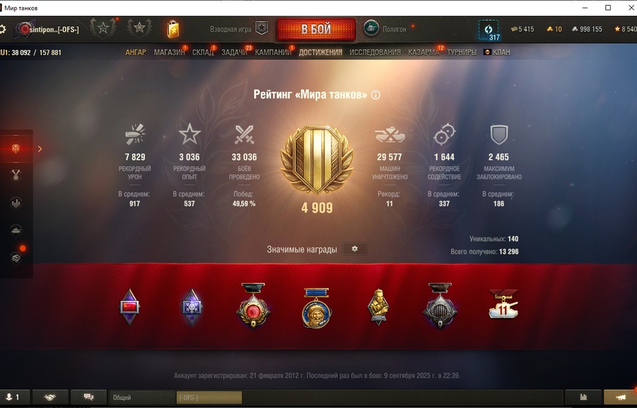 [ЗАБРОШЕННЫЙ] 4 топа , прем танки!