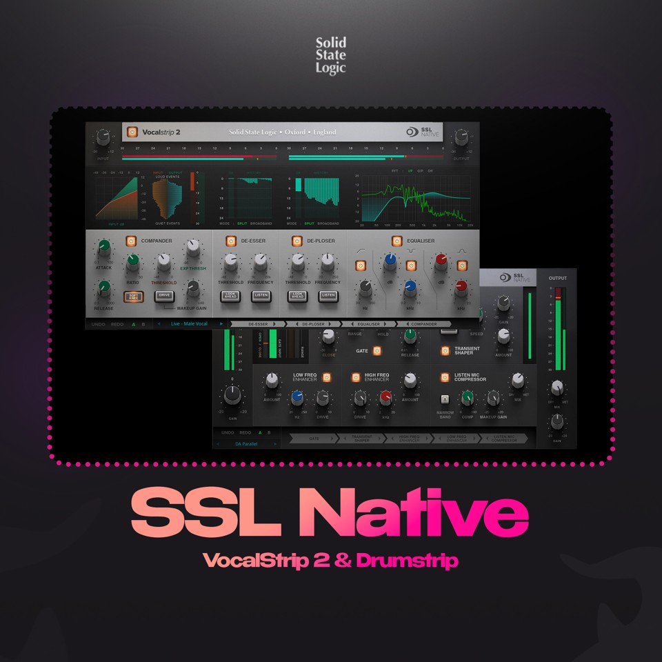SSL Native VocalStrip 2 & Drumstrip