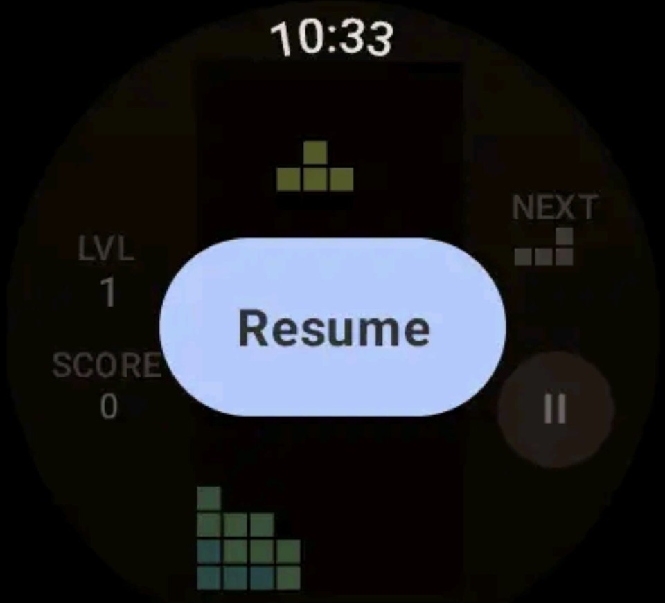 Тетрис WearOS 3