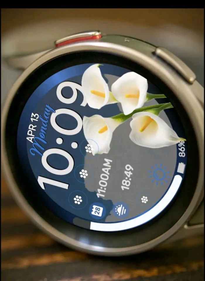 Цветы на WearOS 2