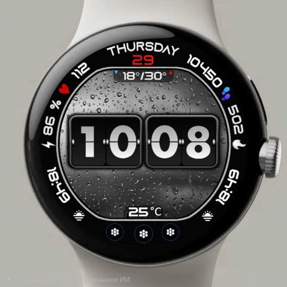Animated Weather Flip Time 2