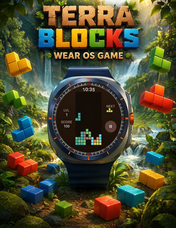 Тетрис WearOS