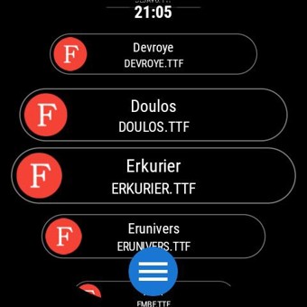 Шрифты WearOS 46шт 3