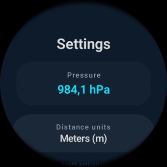 Dive для дайвинга, трекер для снорклинга на часах c WearOS 4