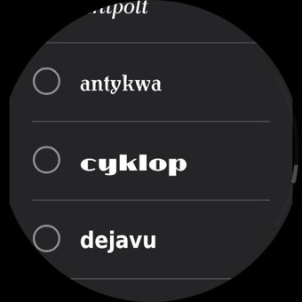 Шрифты WearOS 46шт 7