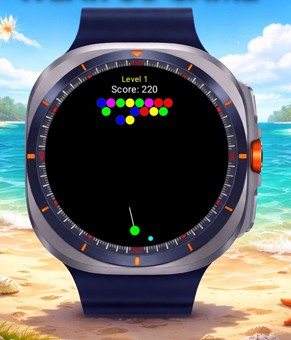 Стрелялка по мыльным пузырям WearOS 1