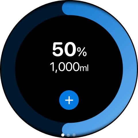 Отслеживание воды на WearOS 7