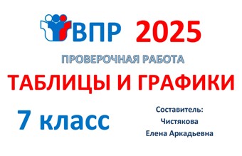 6.🆗ВПР 7 кл Таблицы и графики