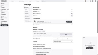 Аккаунт Roblox с Voice Chat 21+ | По паспорту 2