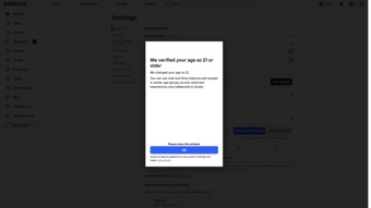 Аккаунт Roblox с Voice Chat 21+ | По паспорту 3