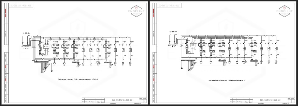 03 СЭП (ДК) Схема электрическая детализированная, компоновочная EDL Energy Series Essential 1
