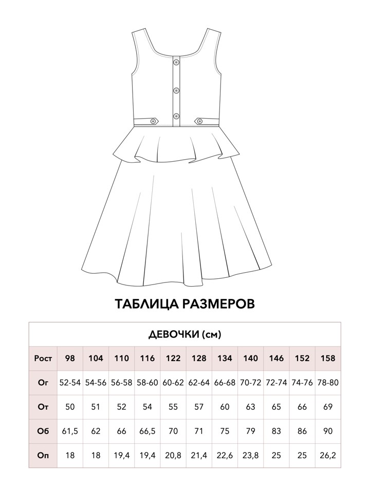 Выкройка школьного сарафана. Выкройка сарафана для девочки. 3