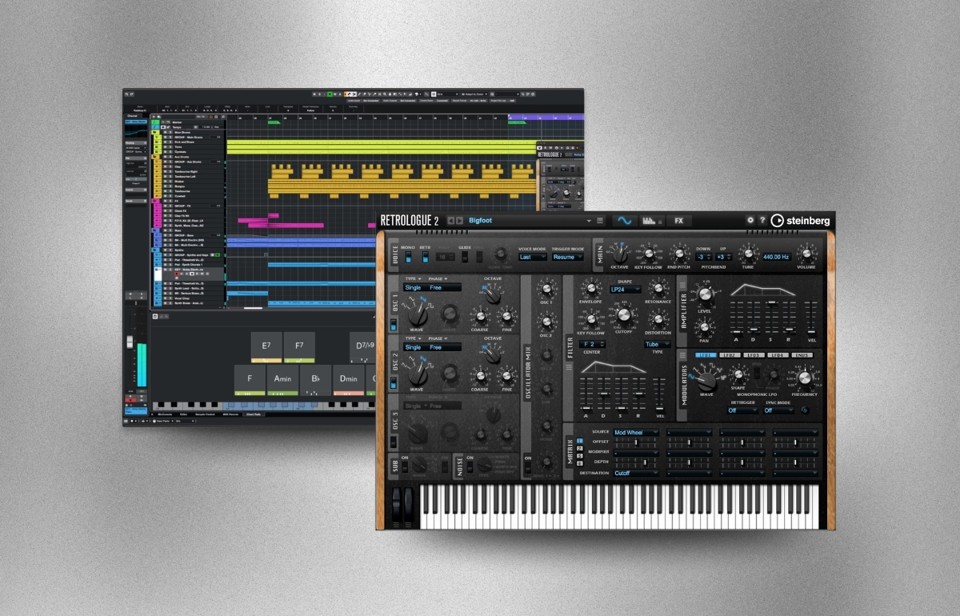 Cubase LE 15 + Retrologue 2 (Лицензионный ключ)