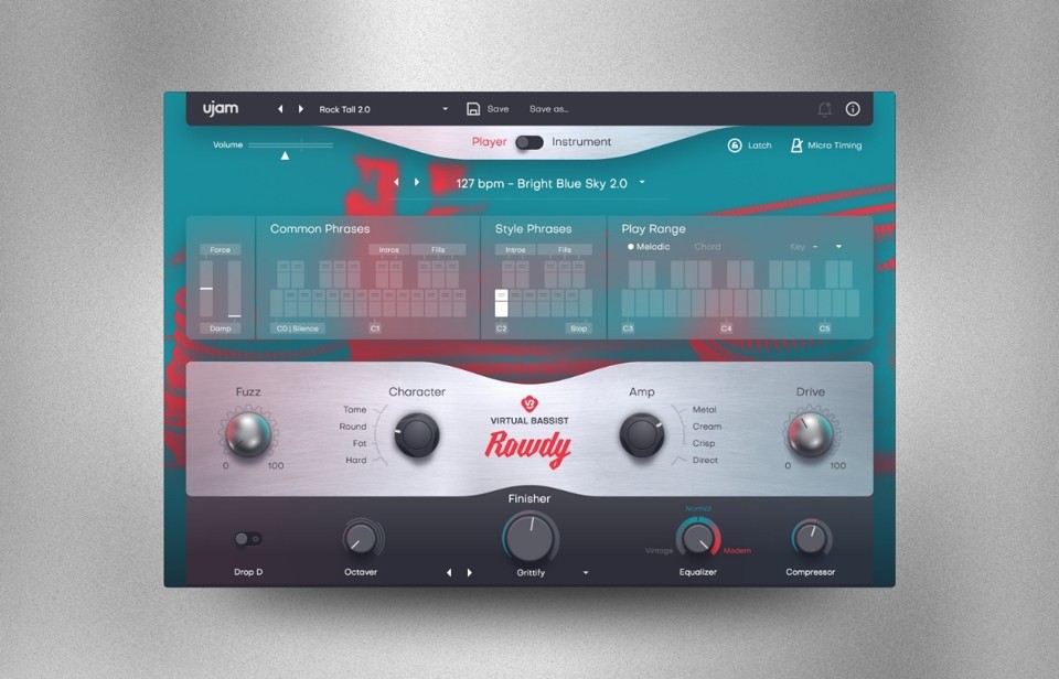 UJAM Virtual Bassist ROWDY 2