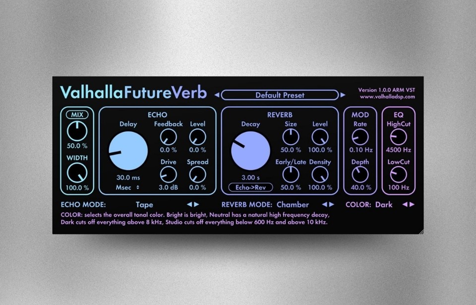 Valhalla FutureVerb (Лицензионная активация)