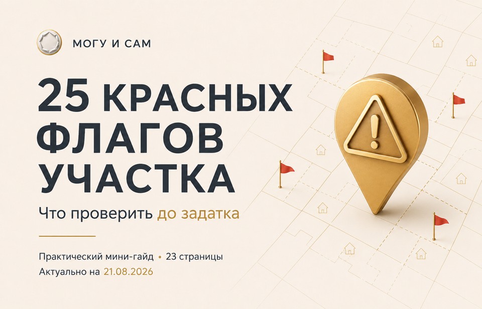 25 красных флагов участка перед покупкой
