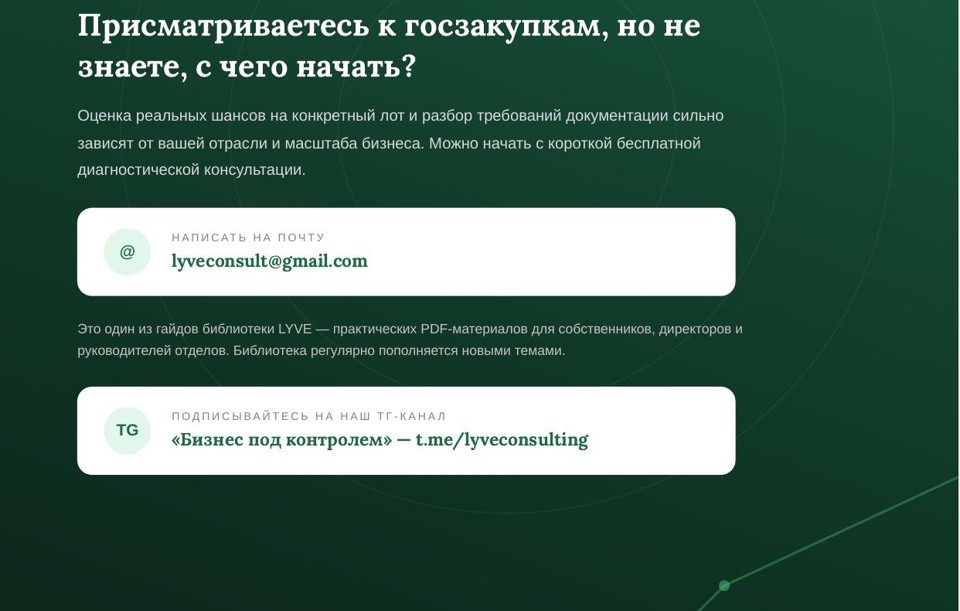 Госзакупки для малого бизнеса 4