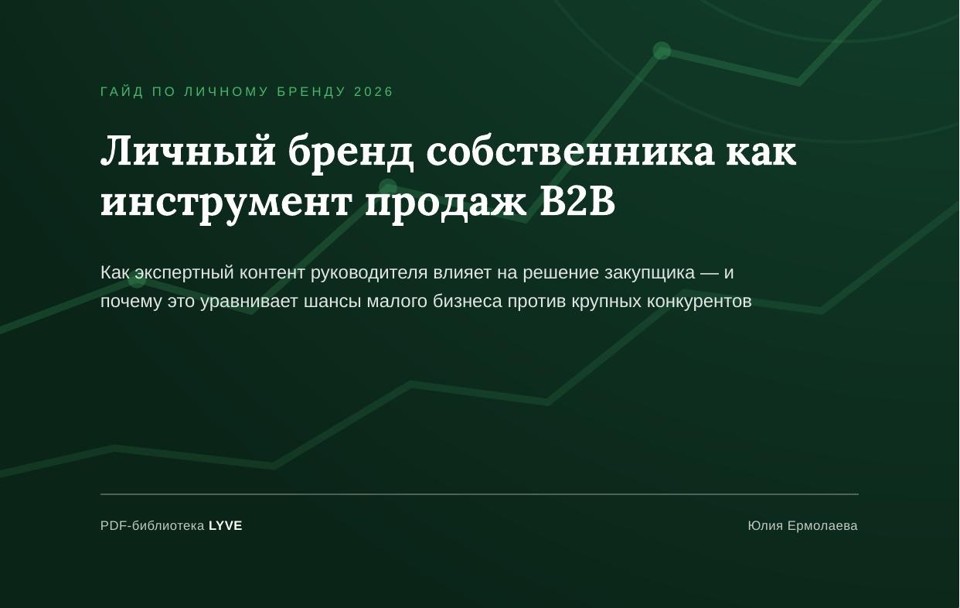 Личный бренд собственника как инструмент продаж 2