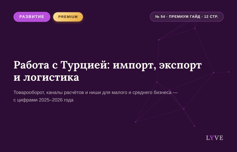 Работа с Турцией: импорт, экспорт и логистика
