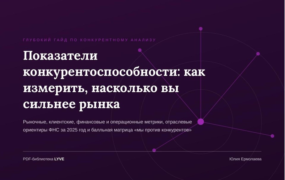 Показатели конкурентоспособности: как измерить, насколько вы сильнее рынка 2