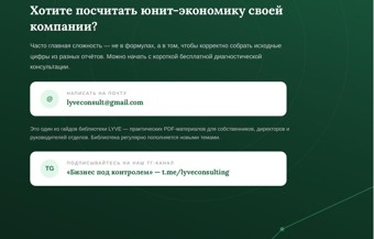 Юнит-экономика для малого бизнеса: LTV, CAC и здоровое соотношение 4