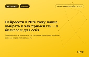 Нейросети в 2026 году: какие выбрать и как применять — в бизнесе и для себя 1