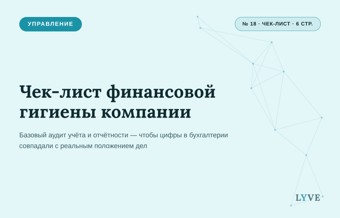 Чек-лист финансовой гигиены компании 1