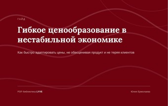 Гибкое ценообразование в нестабильной экономике 2