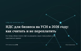 НДС для бизнеса на УСН в 2026 году: как считать и не переплатить 2